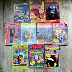 Goosebumps Book Lot of 10 R.L. STINE